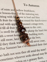 Load image into Gallery viewer, Earthy Autumn Beaded Bookmark
