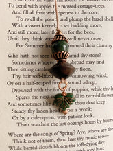 Load image into Gallery viewer, Forest Green Autumn Beaded Bookmark