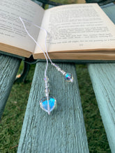 Load image into Gallery viewer, Crystal Heart Beaded Bookmark