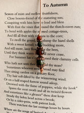 Load image into Gallery viewer, Forest Green Autumn Beaded Bookmark