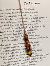 Load image into Gallery viewer, Ochre Autumn Beaded Bookmark