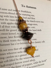 Load image into Gallery viewer, Ochre Autumn Beaded Bookmark