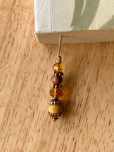 Load image into Gallery viewer, Ochre Autumn Beaded Bookmark