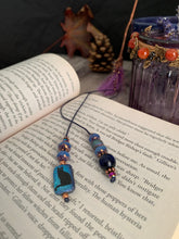Load image into Gallery viewer, Black Cat Witchy Beaded Bookmark