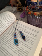 Load image into Gallery viewer, Black Cat Witchy Beaded Bookmark