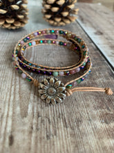 Load image into Gallery viewer, Amethyst Boho Wrap Bracelet