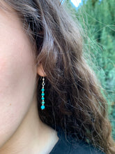 Load image into Gallery viewer, Sleeping Beauty Turquoise Crystal Earrings
