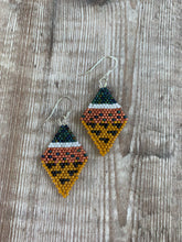 Load image into Gallery viewer, Pheasant Diamond Shaped Earrings