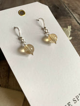 Load image into Gallery viewer, Citrine Crystal Earrings