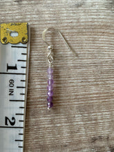 Load image into Gallery viewer, Amethyst Gemstone Crystal Earrings