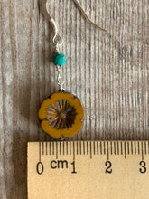 Load image into Gallery viewer, Arizona Turquoise Floral Earrings