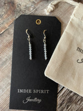 Load image into Gallery viewer, White Topaz Gemstone Earrings