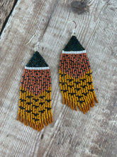 Load image into Gallery viewer, Pheasant Diamond Shaped Earrings