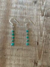 Load image into Gallery viewer, Sleeping Beauty Turquoise Crystal Earrings