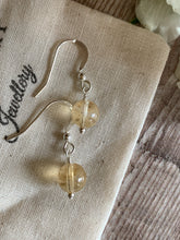 Load image into Gallery viewer, Citrine Crystal Earrings
