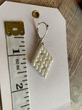 Load image into Gallery viewer, First Snow Diamond Shaped Earrings