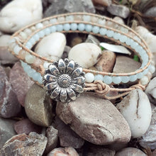 Load image into Gallery viewer, Moon Goddess Crystal Leather  Bracelet