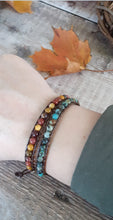 Load image into Gallery viewer, Celtic Boho Leather Wrap Bracelet