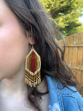 Load image into Gallery viewer, Autumn Fringe Earrings

