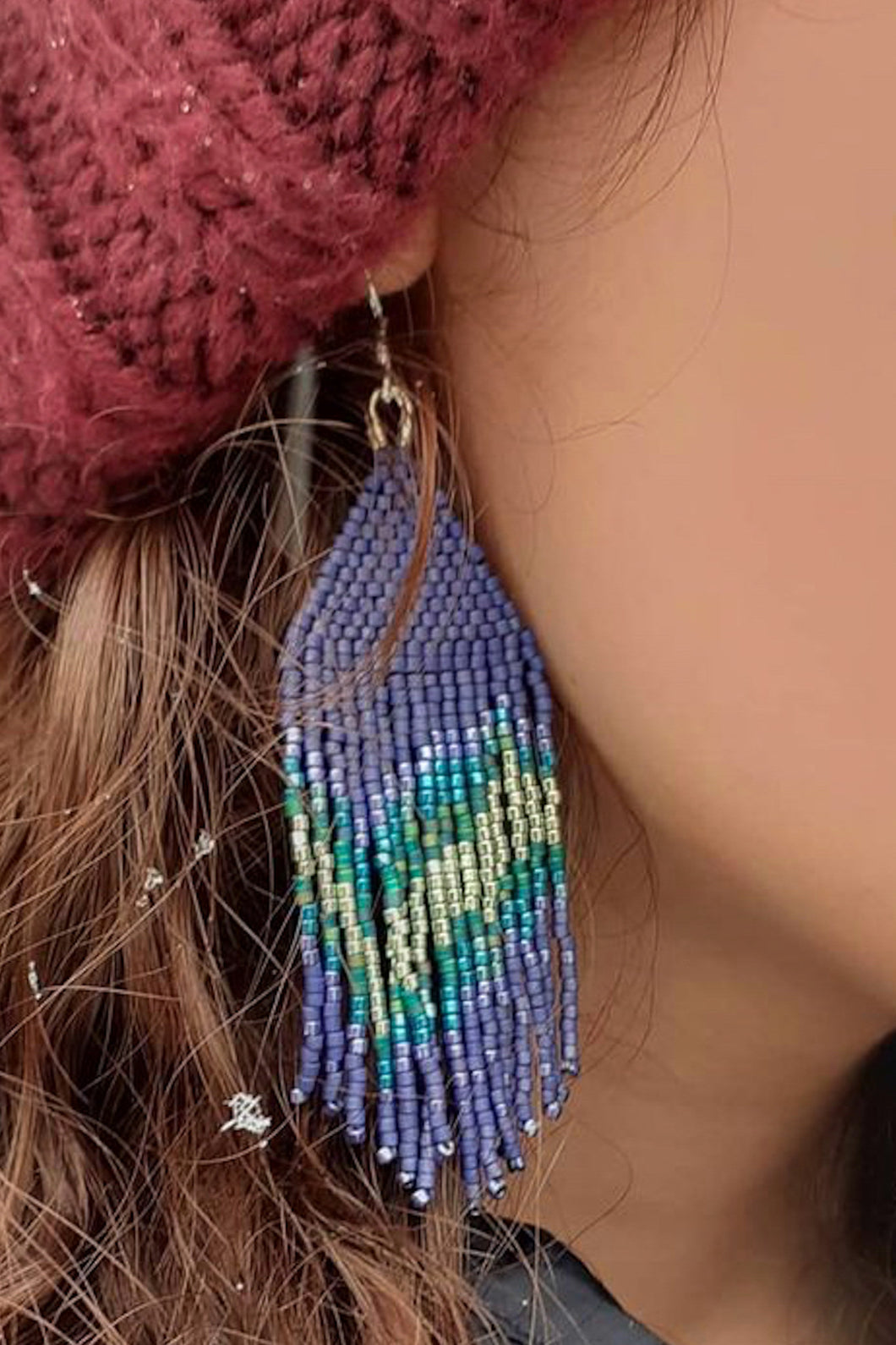 Northern Lights Fringe Earrings
