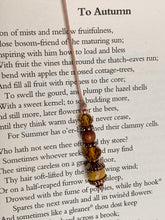 Load image into Gallery viewer, Ochre Autumn Beaded Bookmark

