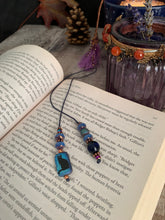 Load image into Gallery viewer, Black Cat Witchy Beaded Bookmark
