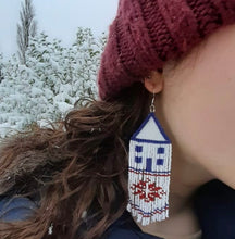 Load image into Gallery viewer, Winter House Earrings
