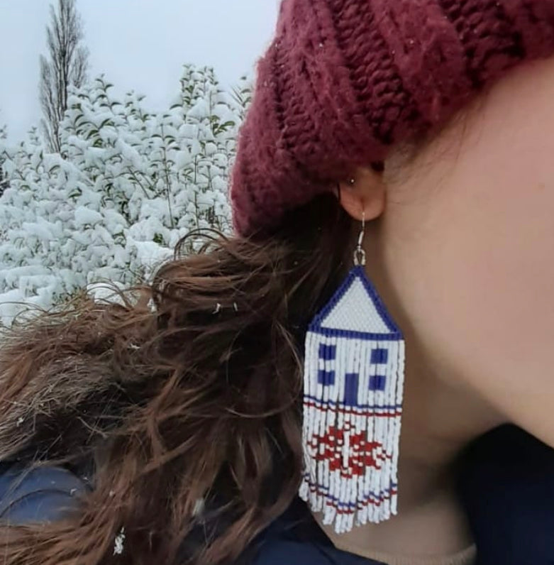 Winter House Earrings