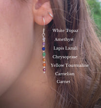 Load image into Gallery viewer, Chakra Crystal Earrings
