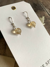 Load image into Gallery viewer, Citrine Crystal Earrings
