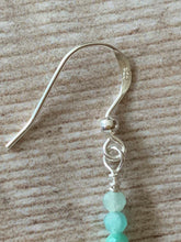 Load image into Gallery viewer, Amazonite Gemstone Crystal Earrings
