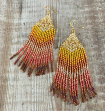 Load image into Gallery viewer, Summer Blush Diamond Shaped Earrings
